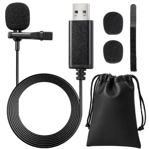 Ansteckmikrofon Gyvazla USB Mikrofon, Omnidirektional