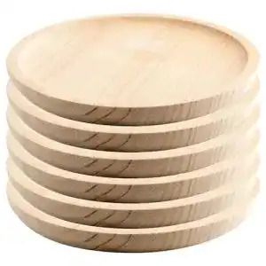 Holzteller Space Home MGE – Rund – Holzplatte – Fleischteller