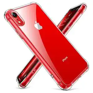 iPhone-XR-Hülle CANSHN Clear mit TPU Stoßfest Fallschutz