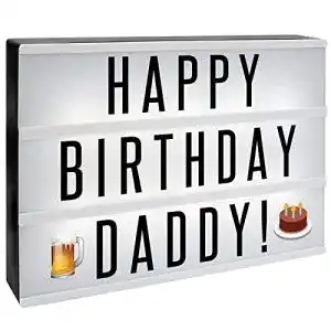 Lightbox Pukkr A4 Schild mit 205 Buchstaben und Emoji, USB