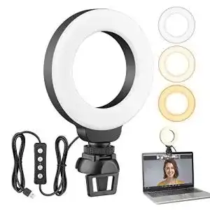 Ringlicht Laptop Ultexon Videokonferenz-Beleuchtungsset, 4″