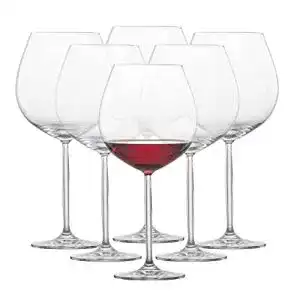 Rotweingläser Schott Zwiesel DIVA 6-teiliges Burgunder Set