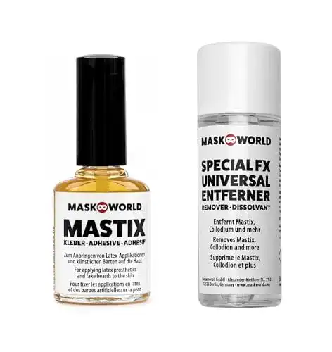 Hautkleber Maskworld Mastix 12ml & Entferner 50ml Komplettset
