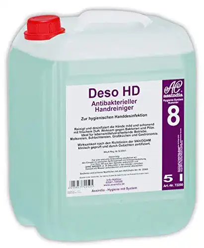 Desinfektionsmittel 5l Assindia 72250 Deso HD Desinfizierend