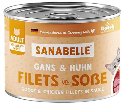 Sanabelle-Katzenfutter bosch Tiernahrung Schlemmertopf 6×180 g