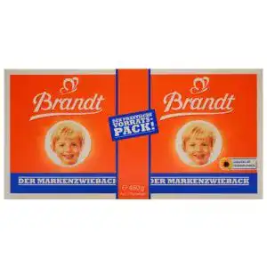 Zwieback Brandt Marken-, 10 x 450 g Packung
