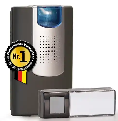 Heidemann-Funkklingel Heidemann Funkgong Set HX Flashlight