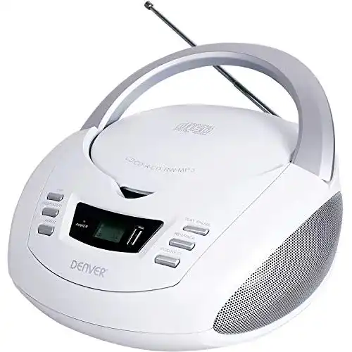 Tragbarer CD-Player Denver TCU-211 Tragbare Stereo Boombox