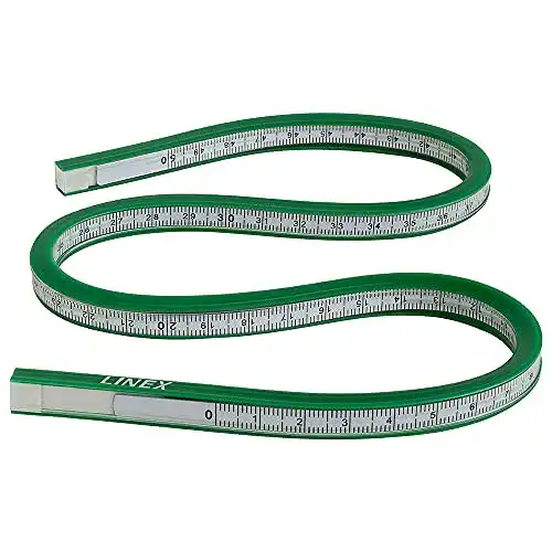 Die beste Kurvenlineal Linex Flexkurven Lineal, 50 cm, Vinyl 2026 Test Bestseller Kurvenlineal Linex Flexkurven Lineal, 50 cm, Vinyl