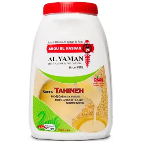 Tahini Al Yaman Sesampaste Tahina Tahineh 100%, 907g