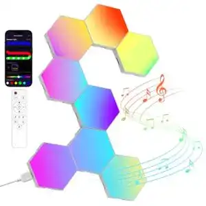 Sechseck-Wandleuchte Kangtaixin LED Sechseck Gaming, 8pcs