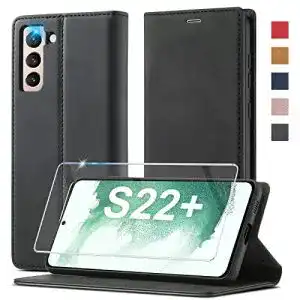 Samsung-Galaxy-S22-Plus-Hülle Ailicici, Hülle Leder, klappbar