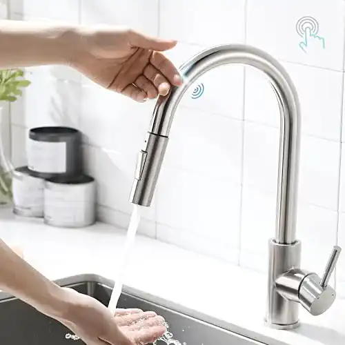 Küchenarmatur mit Sensor AIMADI Touch Sensor 360° drehbar