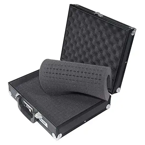 Fotokoffer HMF 14531-02 Alu, mit Rasterschaumstoff
