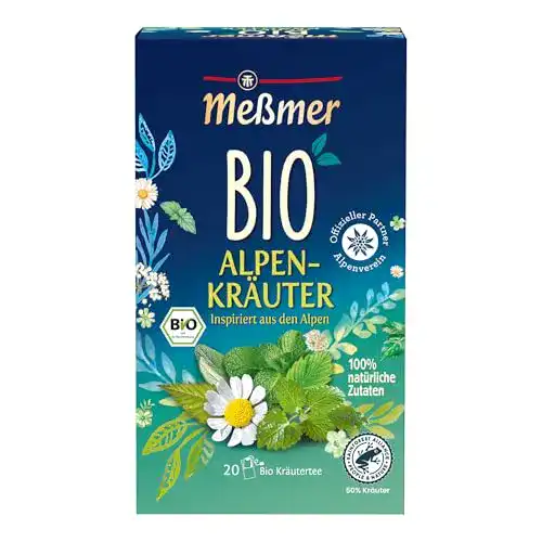 Meßmer-Tee Meßmer Bio Alpenkräuter, 100% natürliche Zutaten