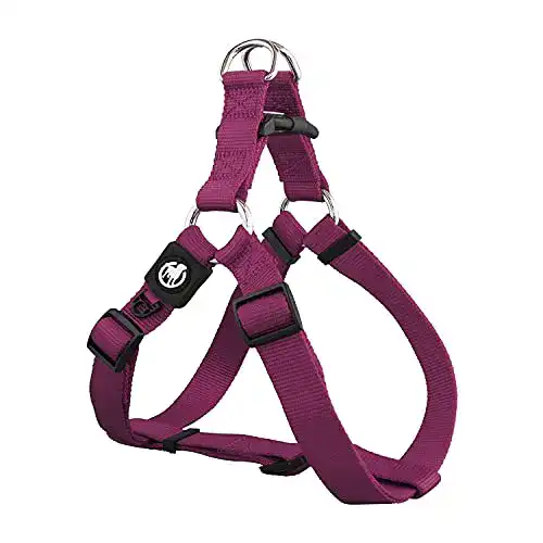 Hundegeschirr DDOXX Nylon, Step-In, verstellbar, ausbruchsicher