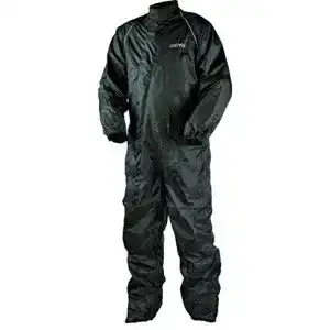 Motorrad-Regenkombi Nerve Hard Rain Regenkombi, Schwarz, M