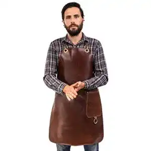 Grillschürze Leder Angus Stoke Premium Lederschürze Paul