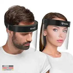 Gesichtsschutzschild HARD 1x Pro Visier Gesichtsschutz Zertifiziert