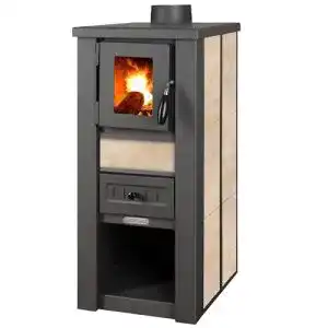 Kaminofen bis 1.000 Euro ProTermo Kaminofen Lava Ceramic Beige
