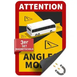 Toter-Winkel-Aufkleber Frankreich Betriebsausstattung24 3er Set