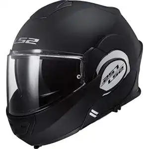 LS2-Helm LS2 Motorradhelm VALIANT Mat, Schwarz, Größe L