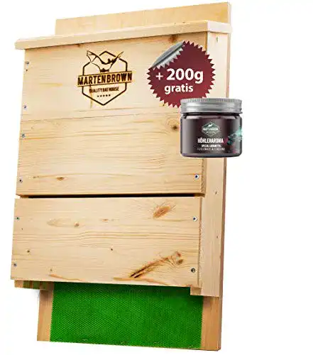 Die beste Fledermauskasten Martenbrown ®Montagefertig, 200g Lockmittel 2026 Test Bestseller Fledermauskasten Martenbrown ®Montagefertig, 200g Lockmittel