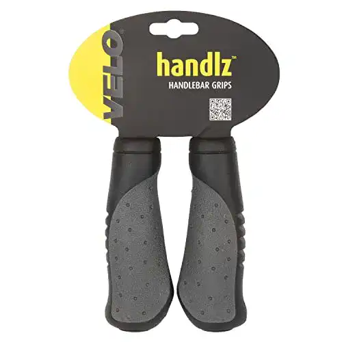 Fahrradgriffe Velo Ergonomischer schwarz/Grau, 135 mm