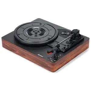 Plattenspieler Holz Asmuse Vinyl, für riemengetriebenes Stereo