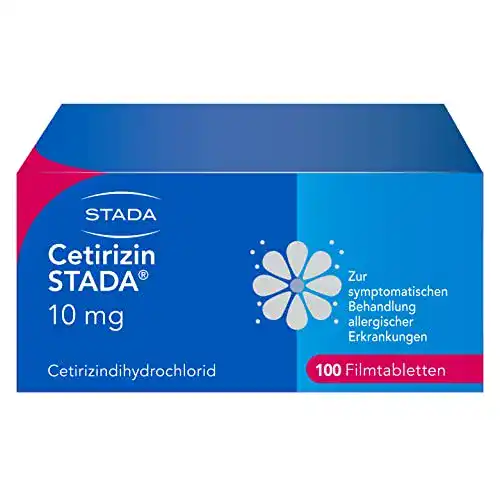 Allergietabletten STADA Cetirizin 10 mg – 100 Filmtabletten