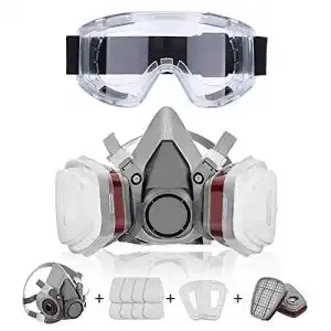Halbmaske KIHIGHPO Halb Gesicht Abdeckung, Serie Grau M401