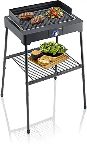 Die beste Severin-Elektrogrill SEVERIN Standgrill mit Aluminium-Grillplatte 2026 Test Bestseller Severin-Elektrogrill SEVERIN Standgrill mit Aluminium-Grillplatte