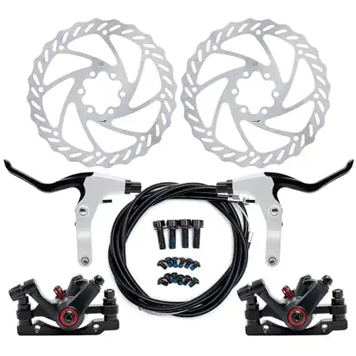 Fahrradbremse Yorbay Fahrrad Scheibenbremse Set, 160mm