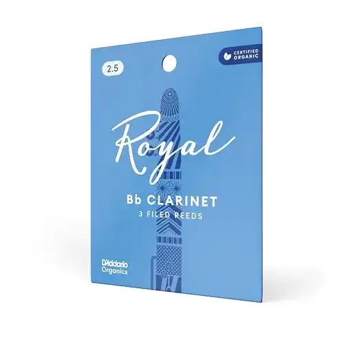 Klarinettenblätter Rico Royal Blätter für Bb-Klarinette Stärke 2.5, 3er