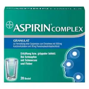 Grippemittel Aspirin Complex, lösliche Darreichungsform, 20 Stück