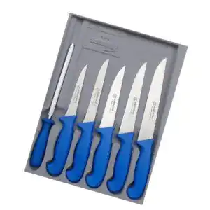 Fleischermesser-Set Marsvogel Schlachtermesser Set 6 tlg. GSK