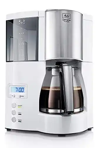 Die beste Kaffeemaschine (weiß) Melitta 6613655 Optima Timer 2026 Test Bestseller Kaffeemaschine (weiß) Melitta 6613655 Optima Timer