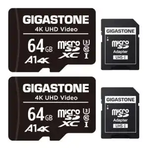 Speicherkarte mit 64 GB Gigastone 64GB MicroSDXC Speicherkarte