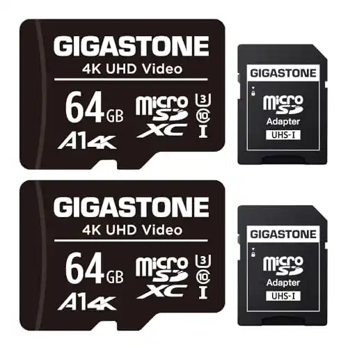 Die beste Speicherkarte mit 64 GB Gigastone 64GB MicroSDXC Speicherkarte 2026 Test Bestseller Speicherkarte mit 64 GB Gigastone 64GB MicroSDXC Speicherkarte