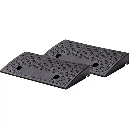 Rollstuhlrampe cartrend 10646 2er-Set Plastikrampen