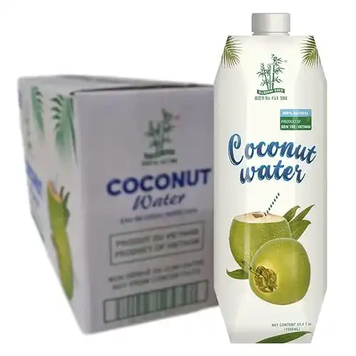 Kokoswasser Bamboo Tree Kokonusswasser / 12er Pack von 1 Liter