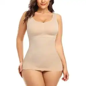 BH-Hemd SLIMBELLE Damen Unterhemd BH Hemd Tank Top