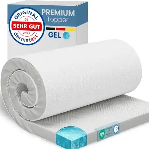 Die beste Gel-Topper (90x200) maxVitalis, Orthopädisch, atmungsaktiv 2026 Test Bestseller Gel-Topper (90×200) maxVitalis, Orthopädisch, atmungsaktiv