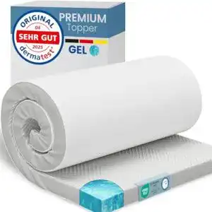 Gel-Topper (80×200) maxVitalis, Orthopädisch, atmungsaktiv