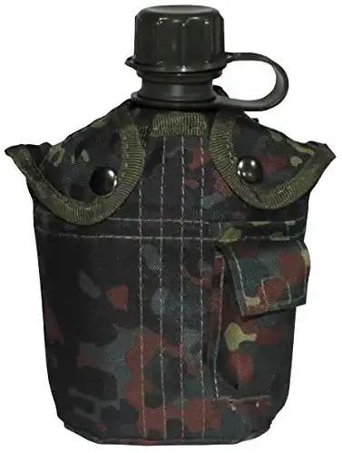 Feldflasche MFH US Plastik flecktarn flecktarn/BW camo