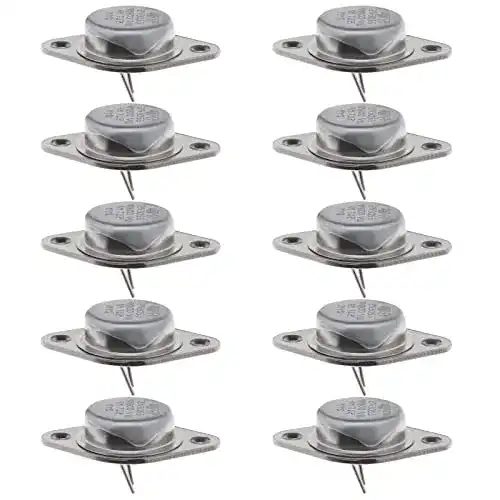 NPN-Transistor ECSiNG 10 Stück 2N3055 NPN Leistungstransistor