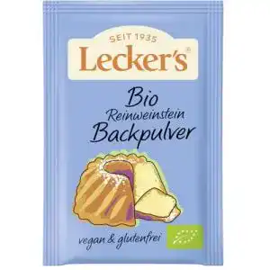 Backpulver Lecker Bio Reinweinstein (6 x 84 gr)