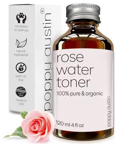 Rosenwasser poppy austin Bio Gesichtswasser – RIESIG 120ml