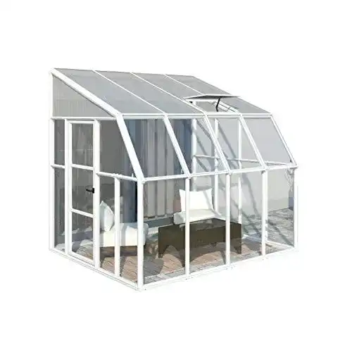 Anlehngewächshaus RION Kunststoff , Tomatenhaus, Sun Room 44″