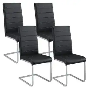 Schwingstuhl Juskys ArtLife Freischwinger Vegas 4er Set